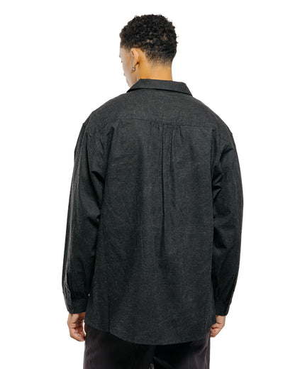 lost & found Old Joe Old Joe Swallow Collar Sports Shirts Ink Black