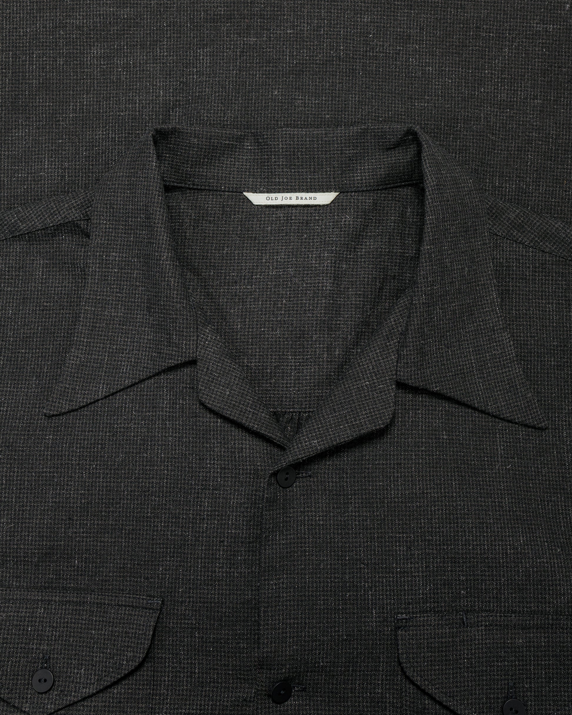 lost & found Old Joe Old Joe Swallow Collar Sports Shirts Ink Black