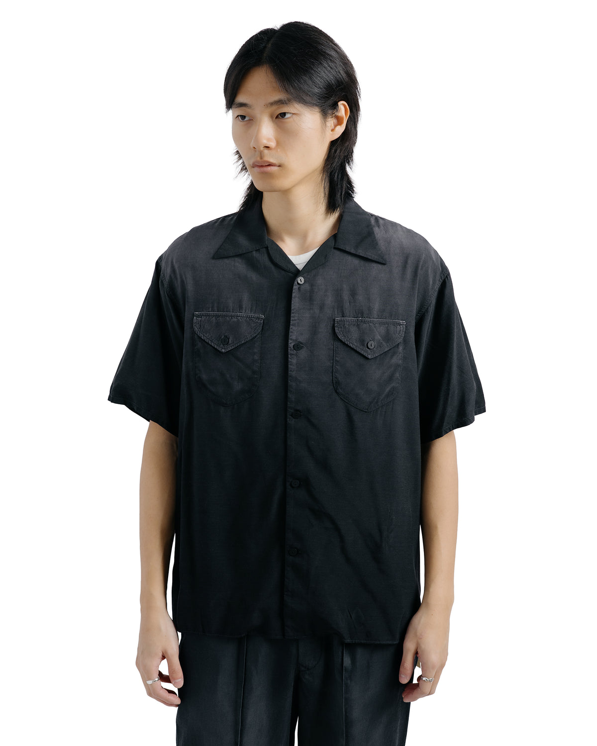 Old Joe Swallow Collar Sports Shirts (Short-Sleeve) Graphite