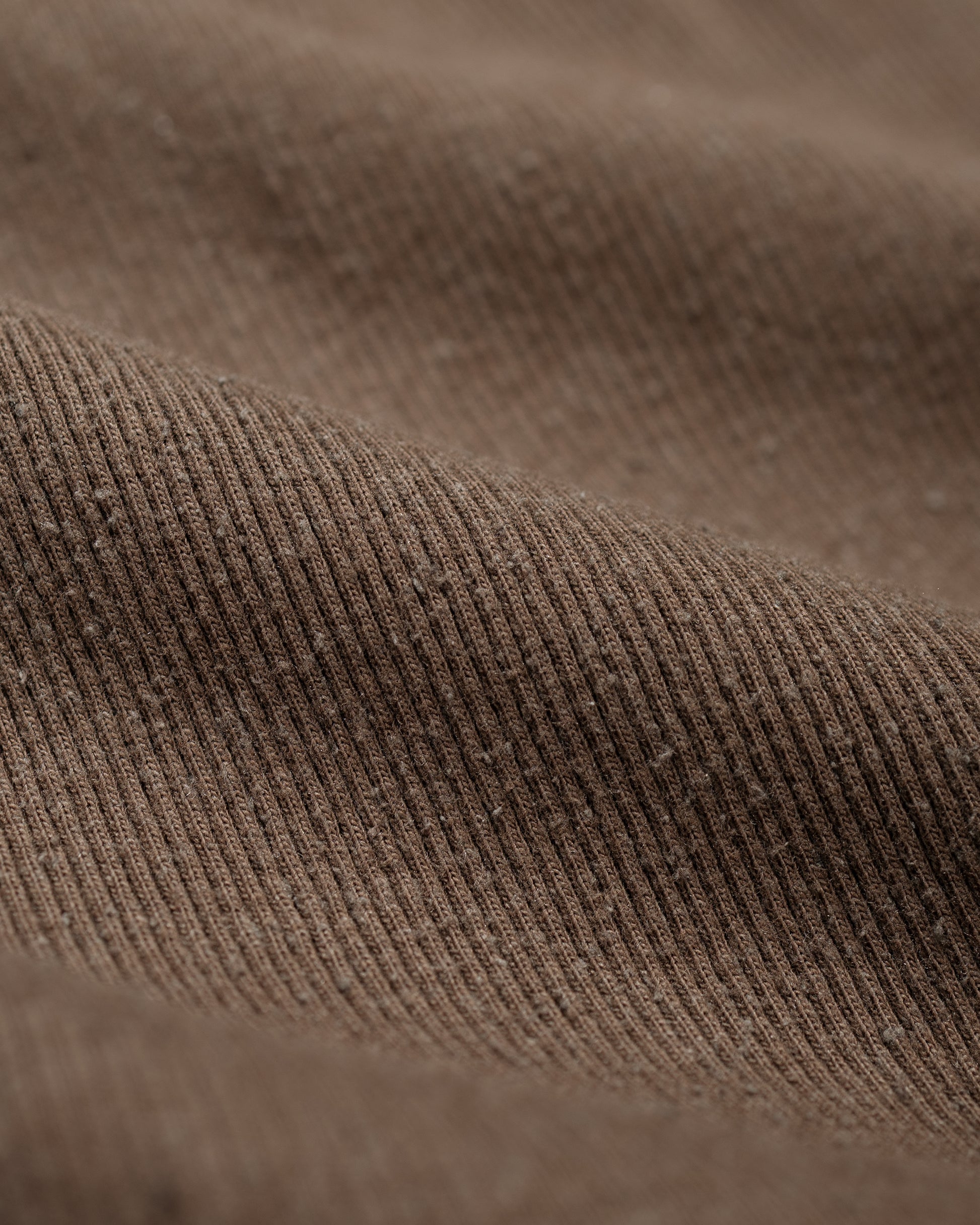 lost & found Old Joe Old Joe V-Neck Silk Nep Ribed Tops Bark