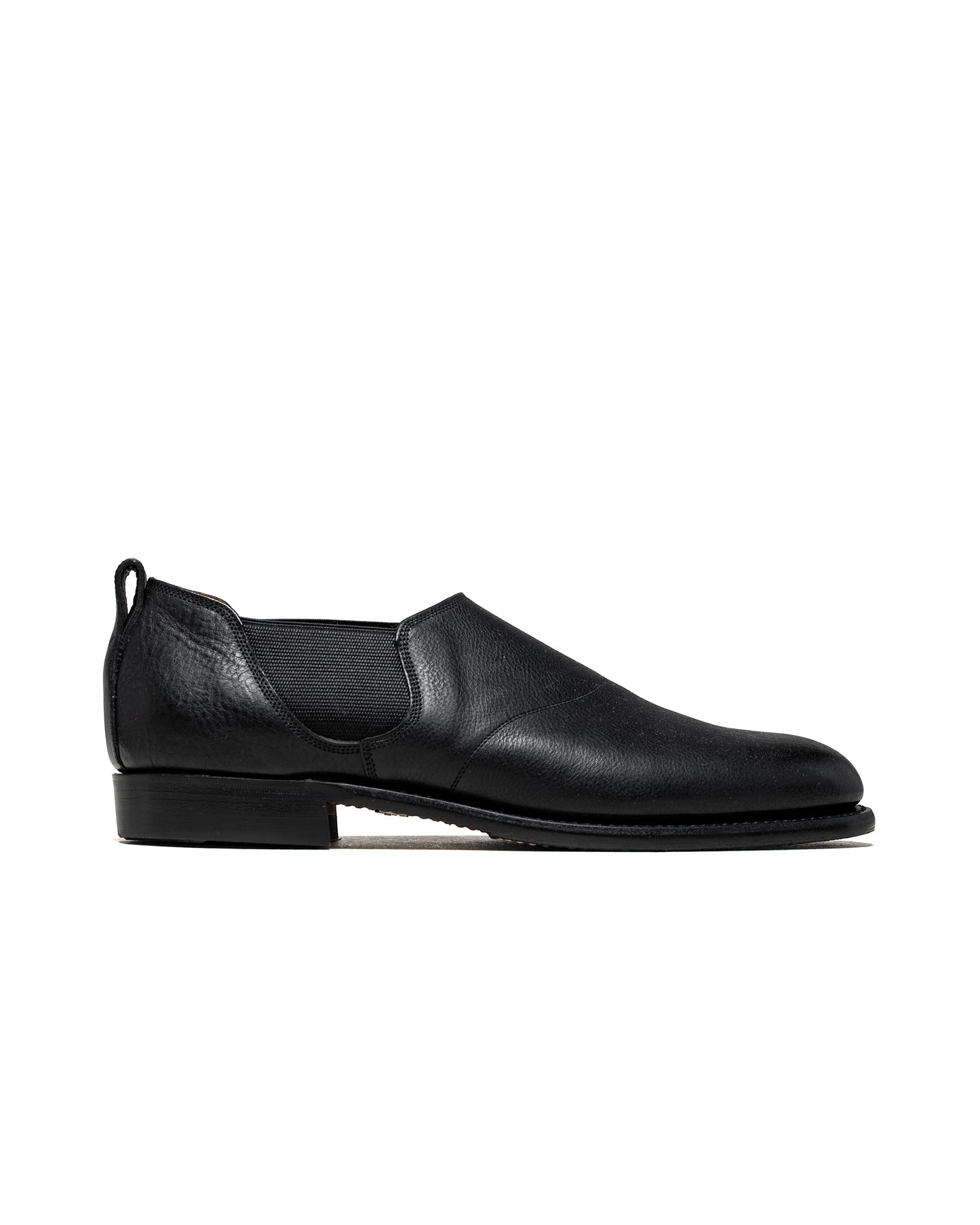 Old Joe "The Gardner" Artisan Leather Side-Gore Shoes Black