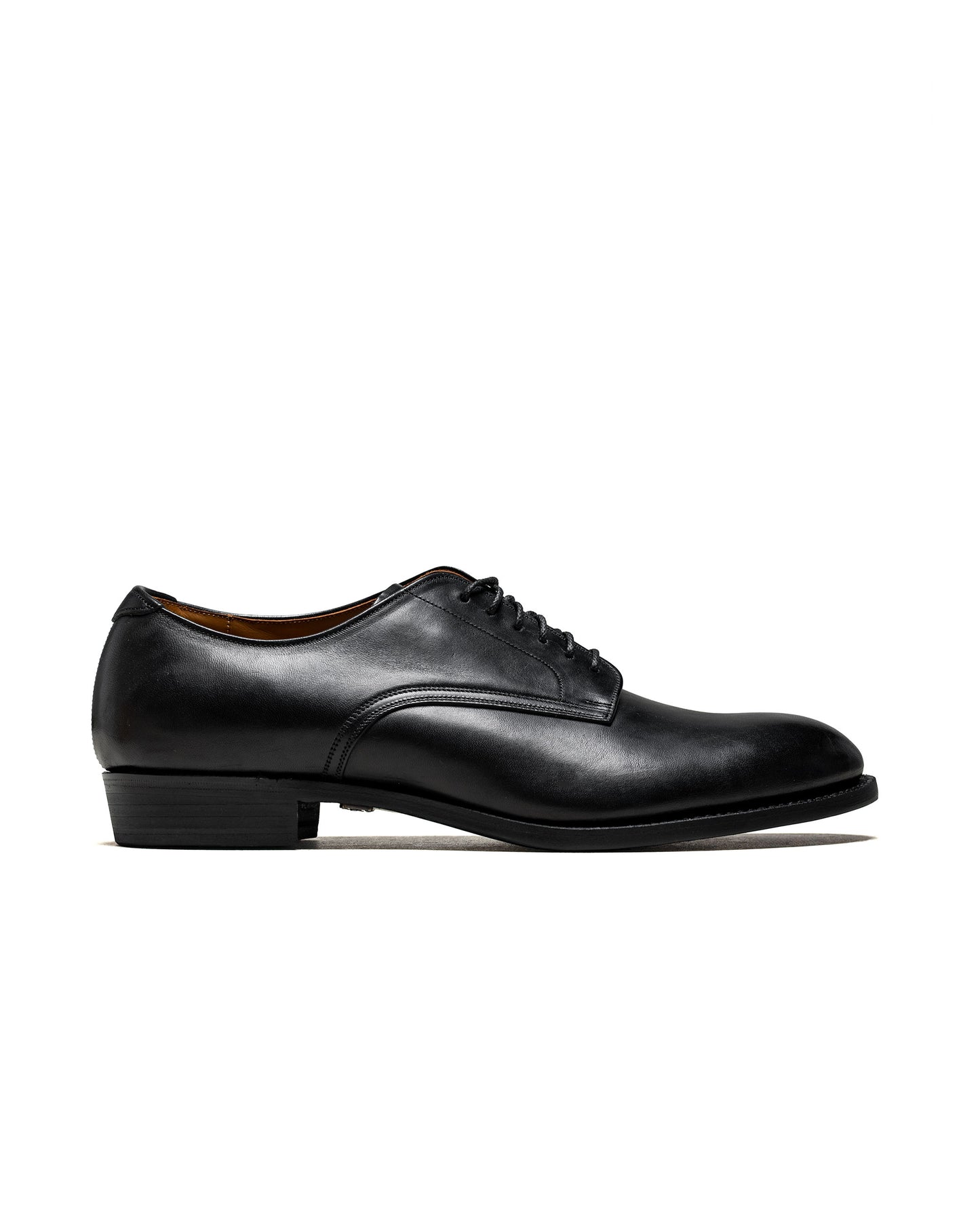 Old Joe "The Officer" Stunning Leather Oxford Shoes Black Horsebutt