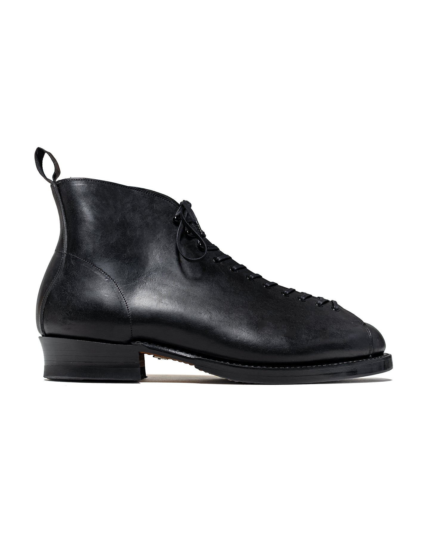 lost & found Old Joe Old Joe 'The Welder' Stunning Leather Monkey Boots Black Horse Butt