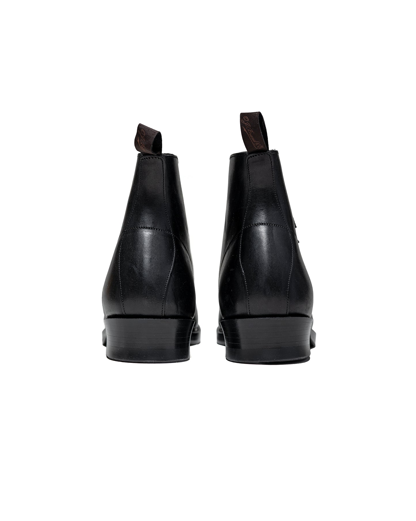 lost & found Old Joe Old Joe 'The Welder' Stunning Leather Monkey Boots Black Horse Butt