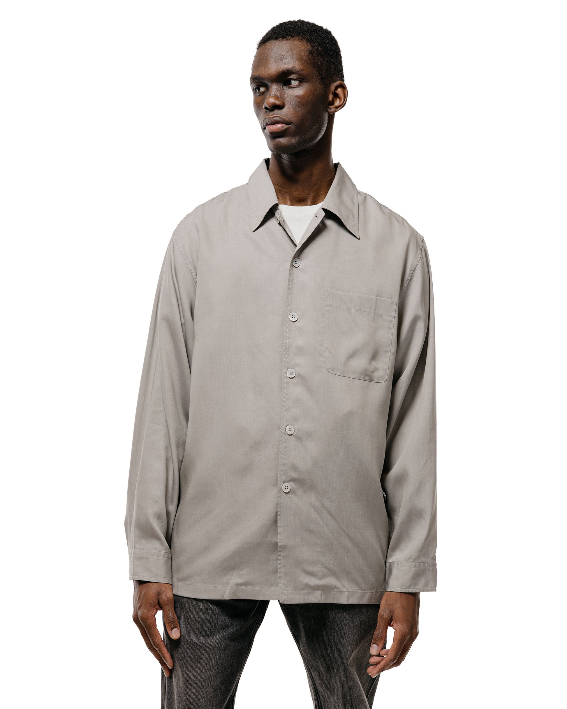 lost & found Our Legacy Our Legacy Every Shirt Willow Grey Softflow Tencel