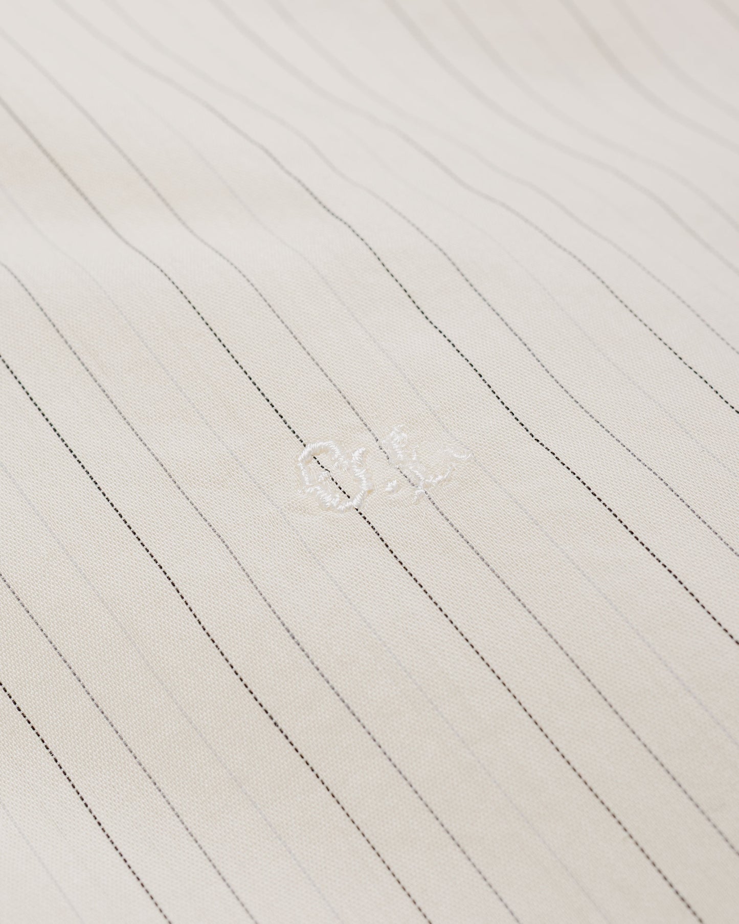 Our Legacy Above Shirt Faded Bone Windstripe Lyocell