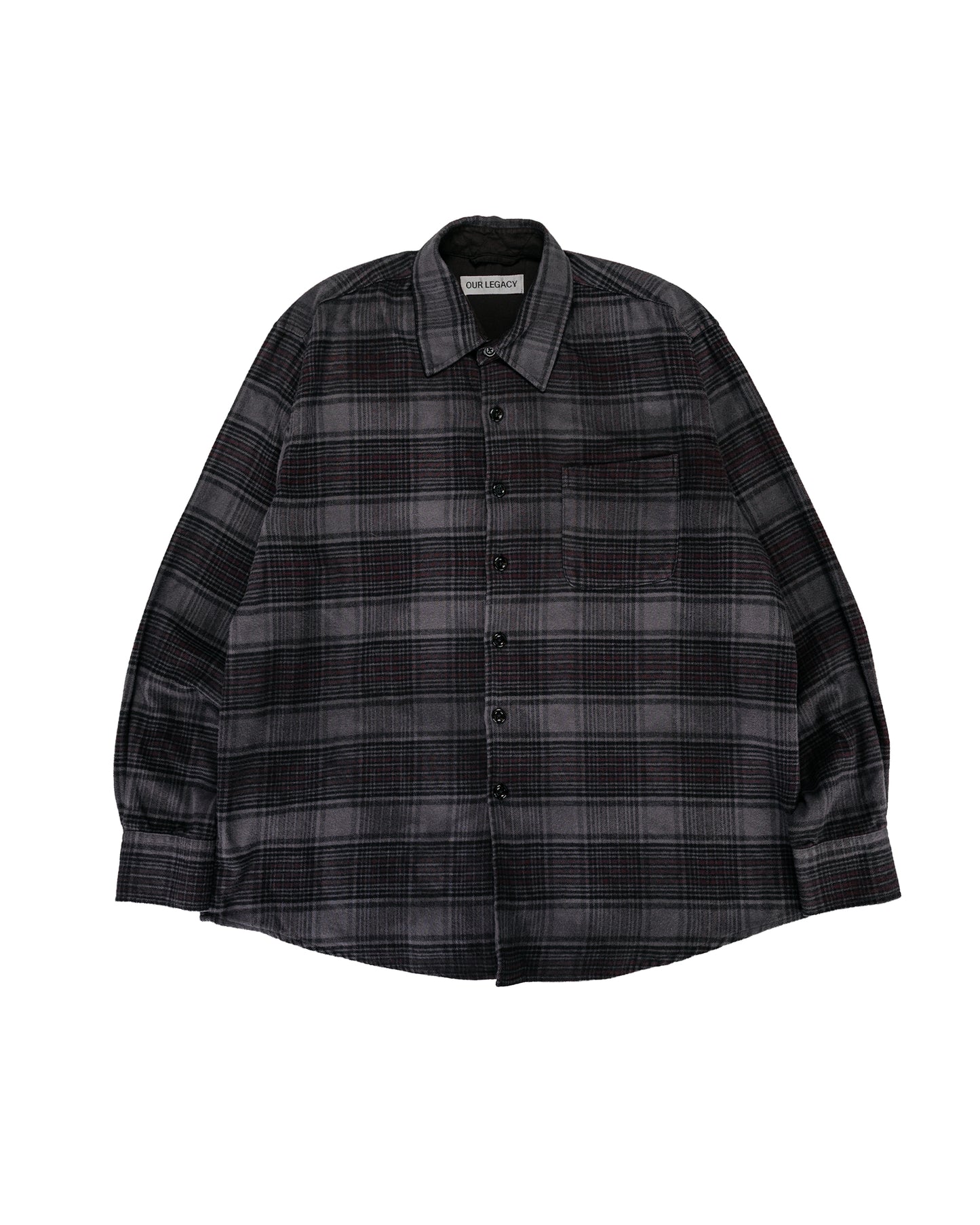 Our Legacy Above Shirt Faded Nocturne Check Flannel