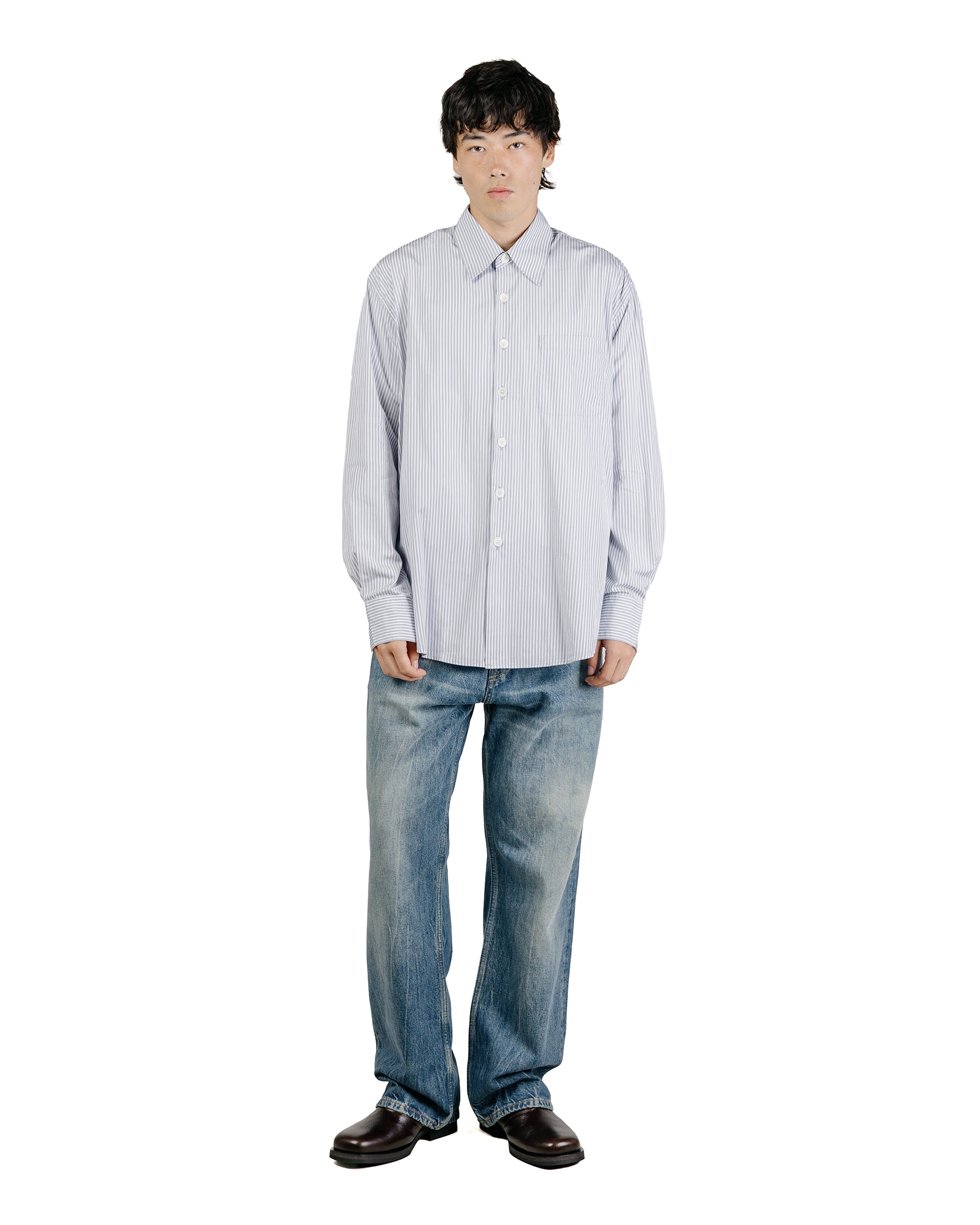Our Legacy Above Shirt Faubourg Stripe Super Poplin