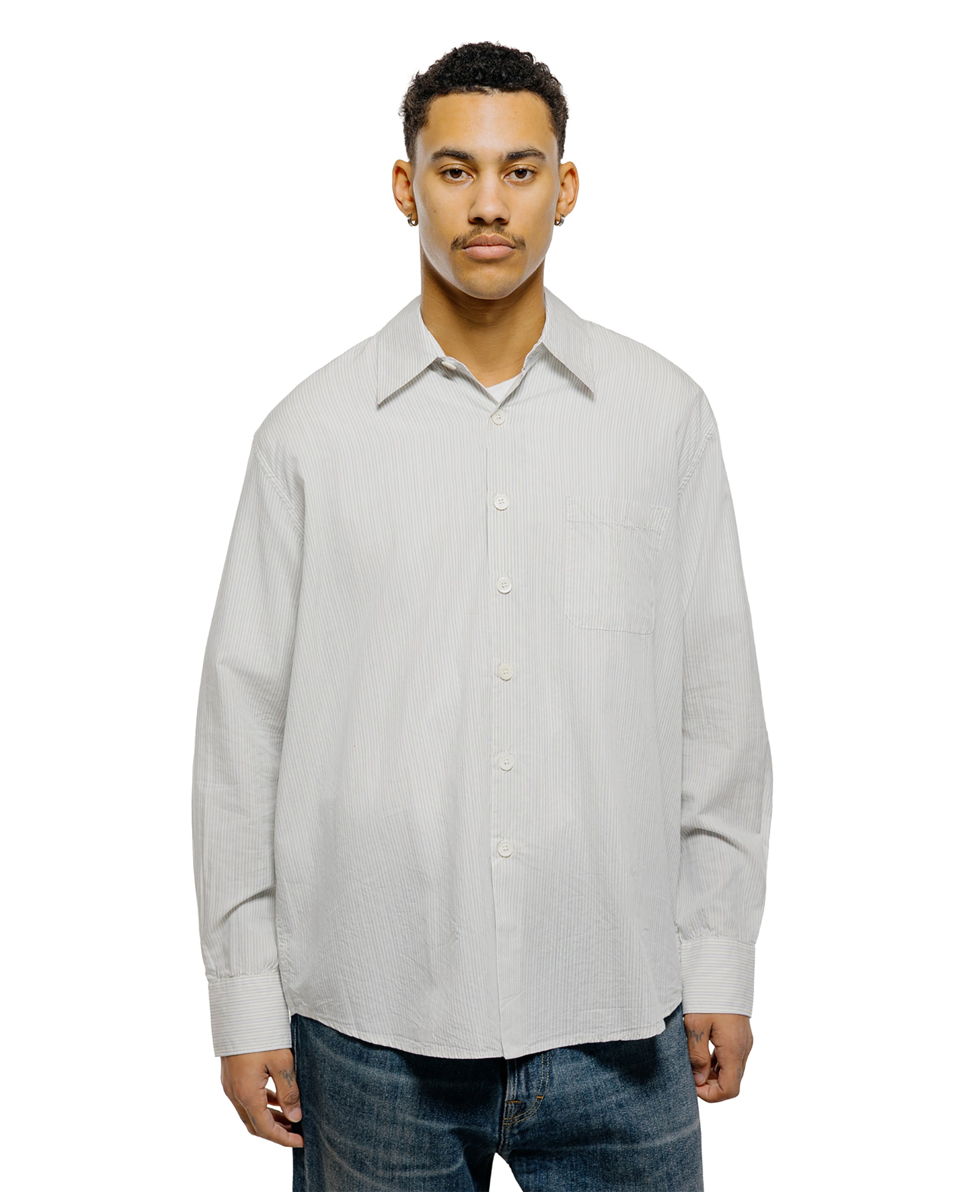 lost & found Our Legacy Our Legacy Above Shirt Index Stripe Coolthread Cloth