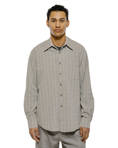 lost & found Our Legacy Our Legacy Above Shirt Sage Trail Check Dryline Weave