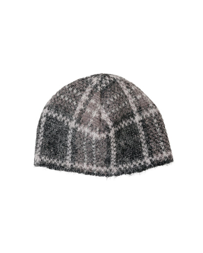 Our Legacy Beanie Grand Check Fuzzy Alpaca
