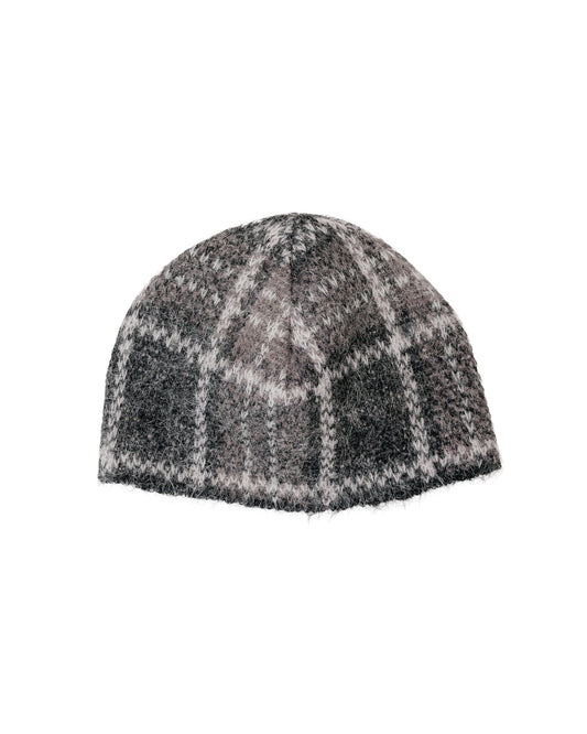 Our Legacy Beanie Grand Check Fuzzy Alpaca