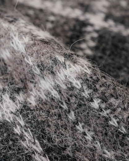 Our Legacy Beanie Grand Check Fuzzy Alpaca