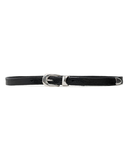 Our Legacy Belt 2CM Black Leather