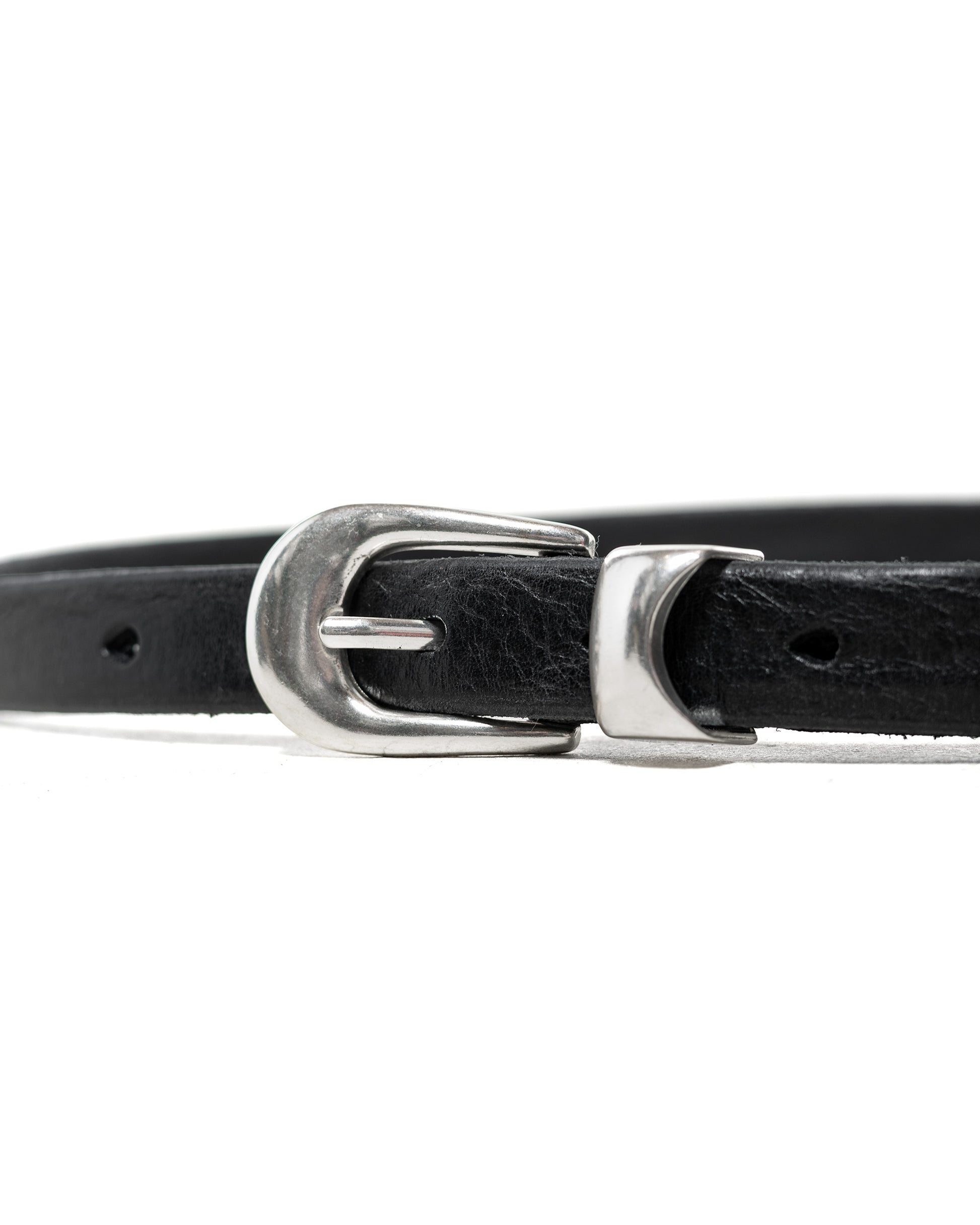 Our Legacy Belt 2CM Black Leather