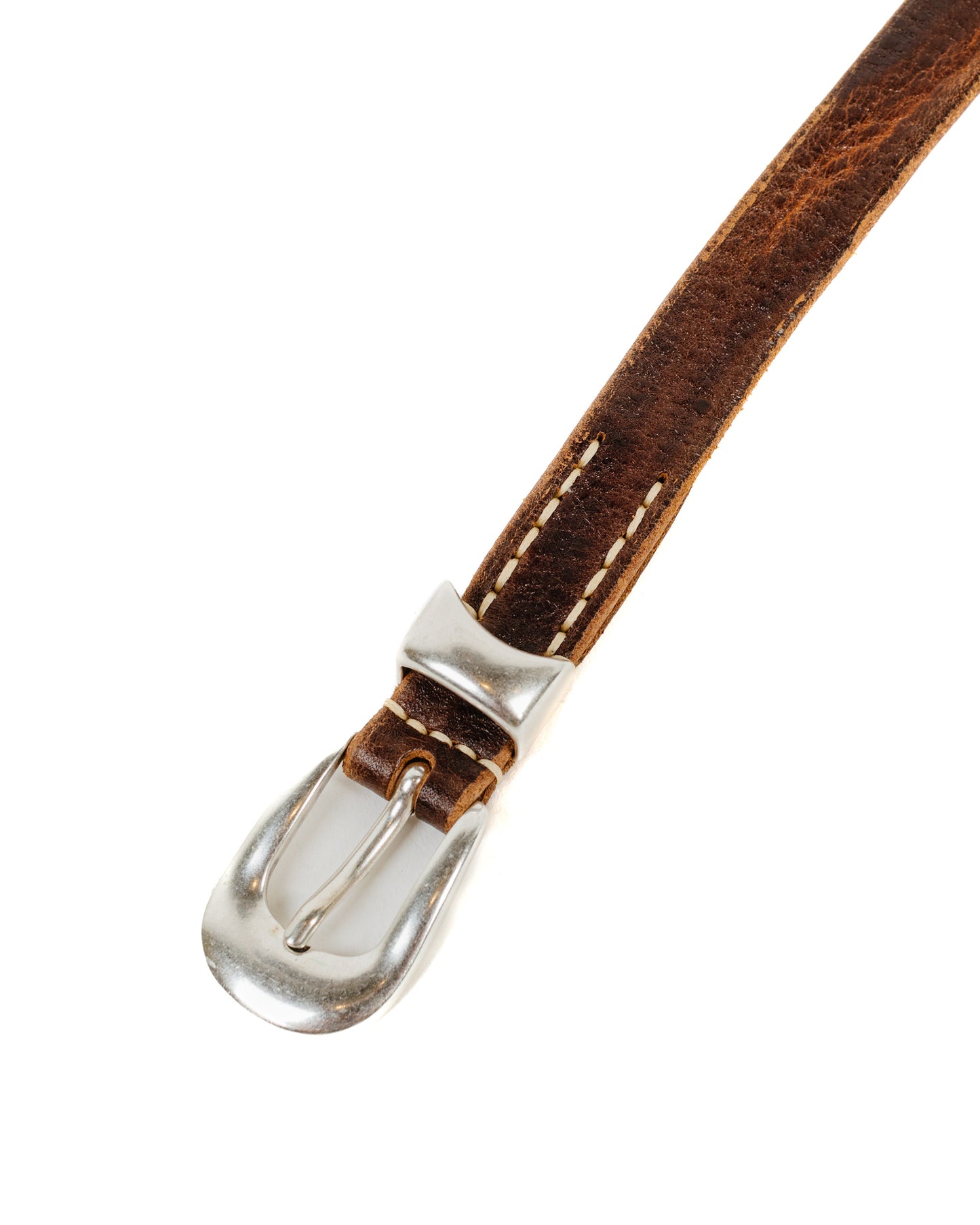 lost & found Our Legacy Our Legacy Belt 2CM Brown Leather