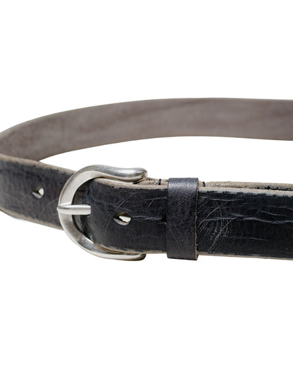 lost & found Our Legacy Our Legacy Belt 3.5CM Soft Coal Torn Bovine