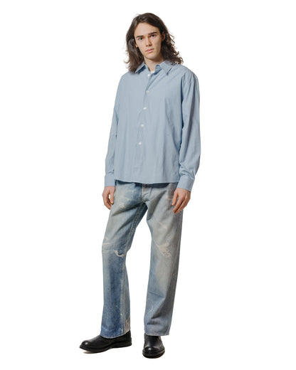 lost & found Our Legacy Our Legacy Beyond Shirt Powder Blue Liquid Poplin