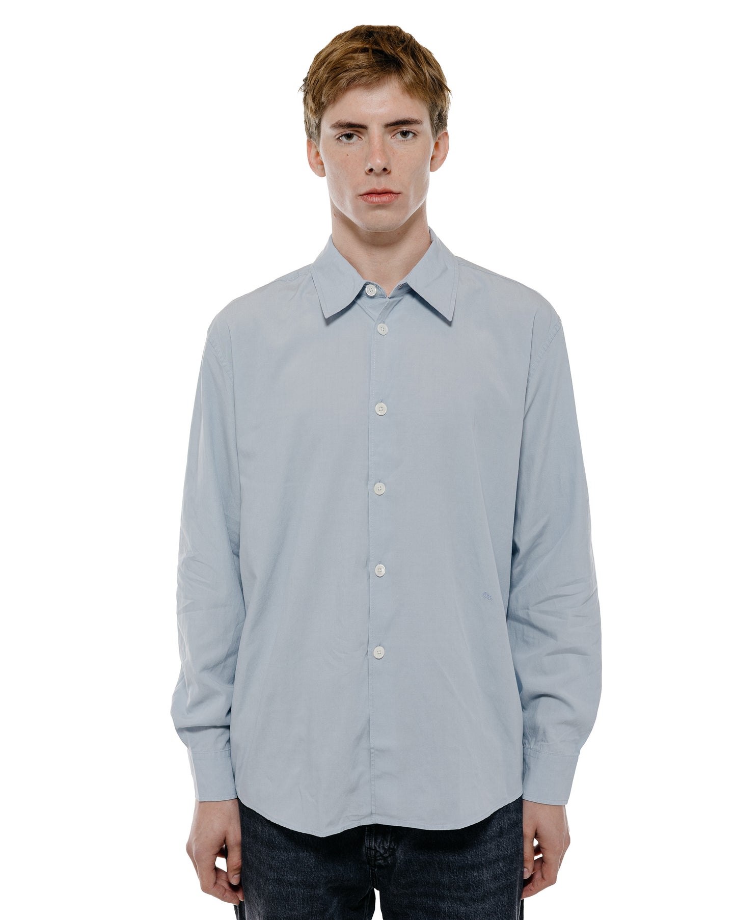 Our Legacy Beyond Shirt Powder Blue Liquid Poplin