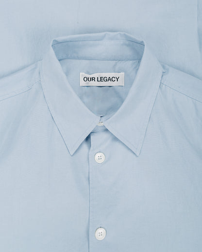 lost & found Our Legacy Our Legacy Beyond Shirt Powder Blue Liquid Poplin