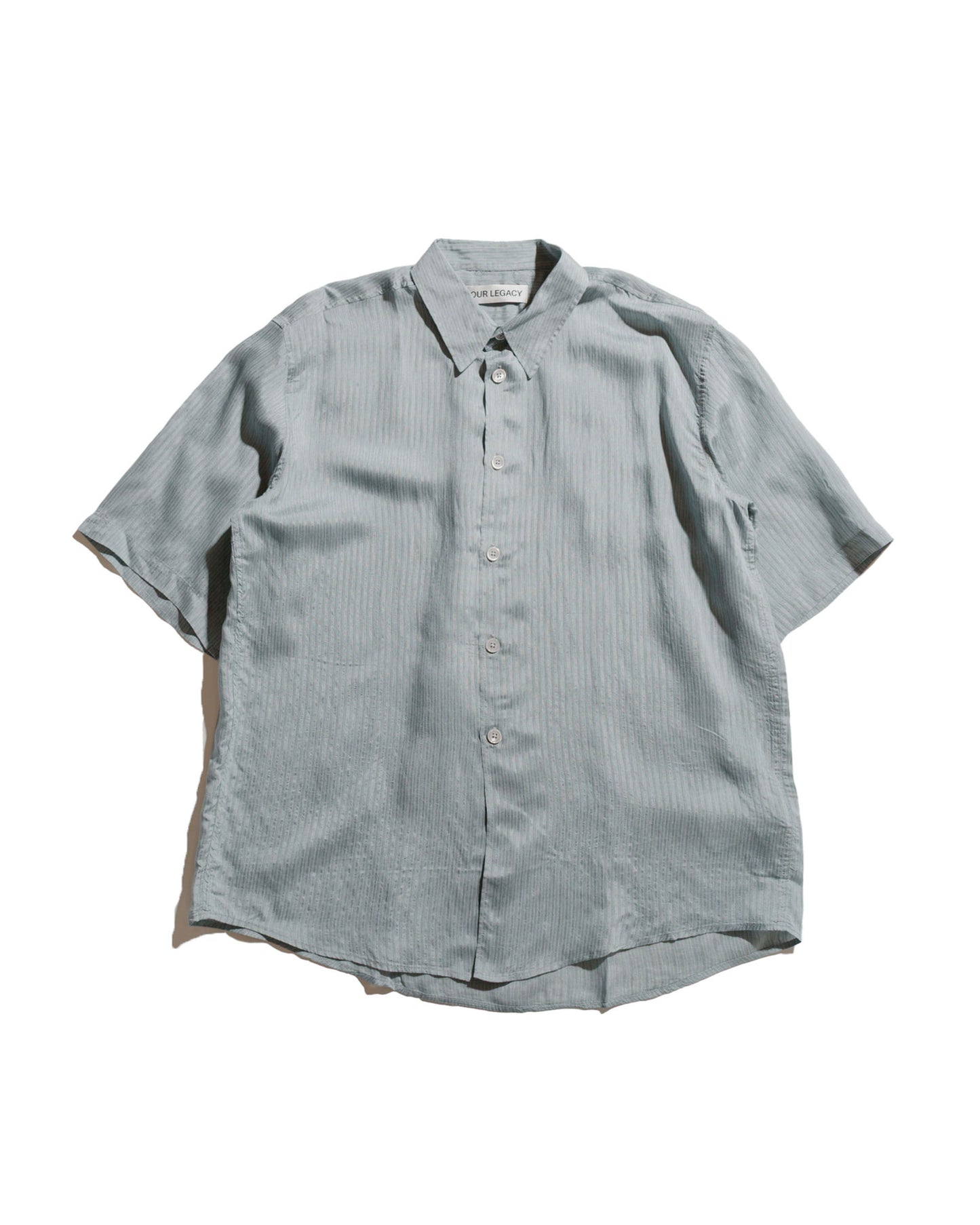 lost & found Our Legacy Our Legacy Beyond Shirt Shortsleeve Geo Stripe Ceremonial Viscose