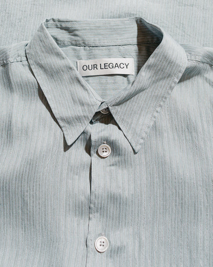 lost & found Our Legacy Our Legacy Beyond Shirt Shortsleeve Geo Stripe Ceremonial Viscose