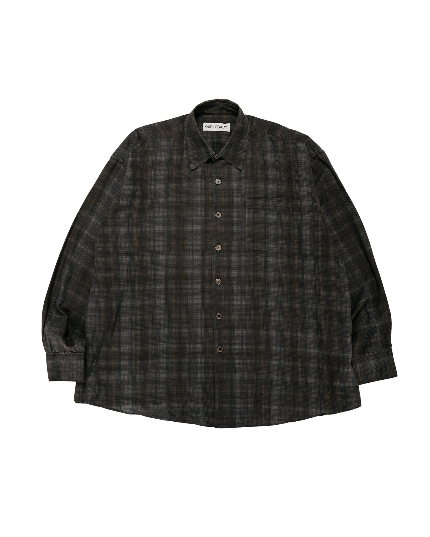 Our Legacy Borrowed Shirt More Check Print