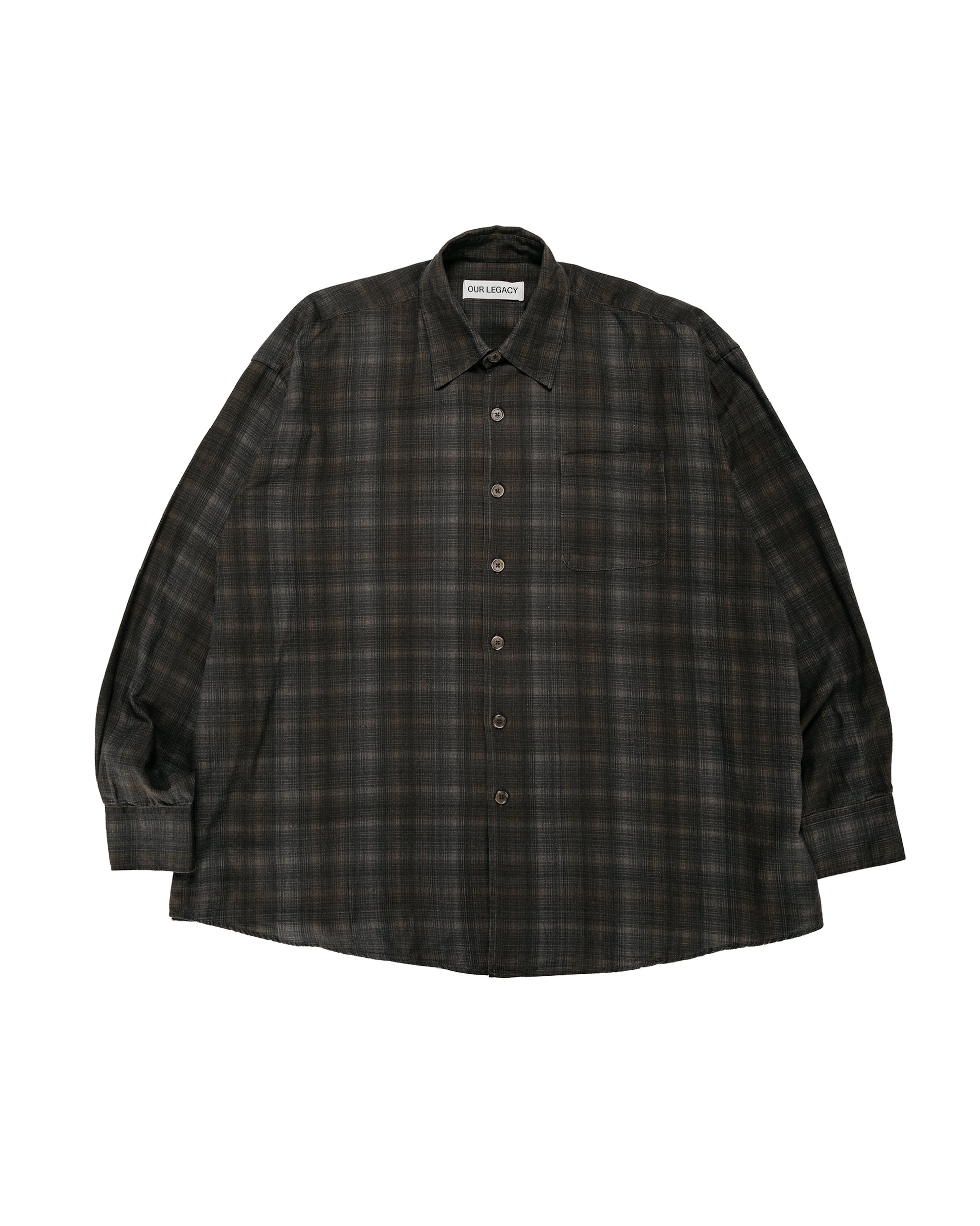 Our Legacy Borrowed Shirt More Check Print