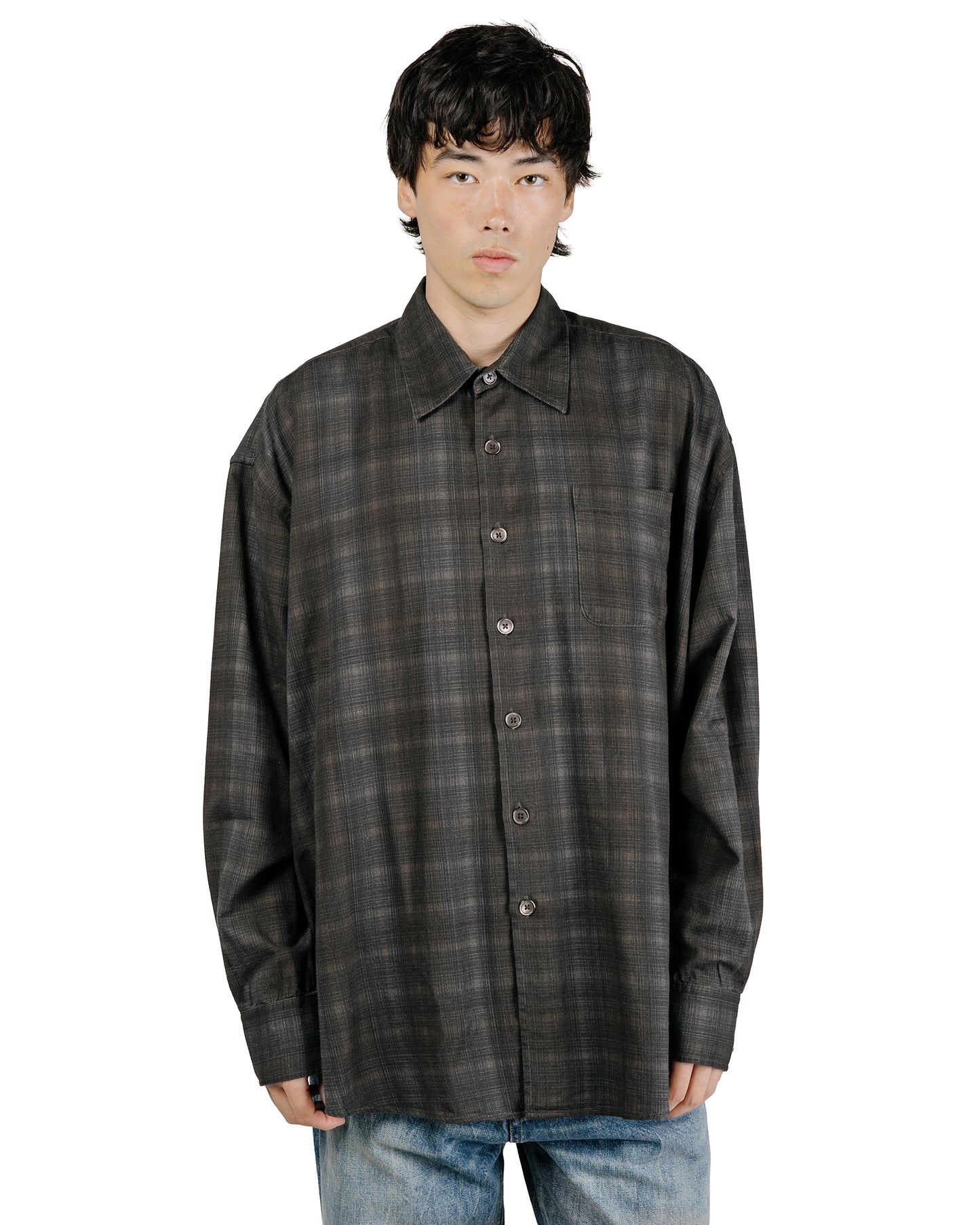 Our Legacy Borrowed Shirt More Check Print