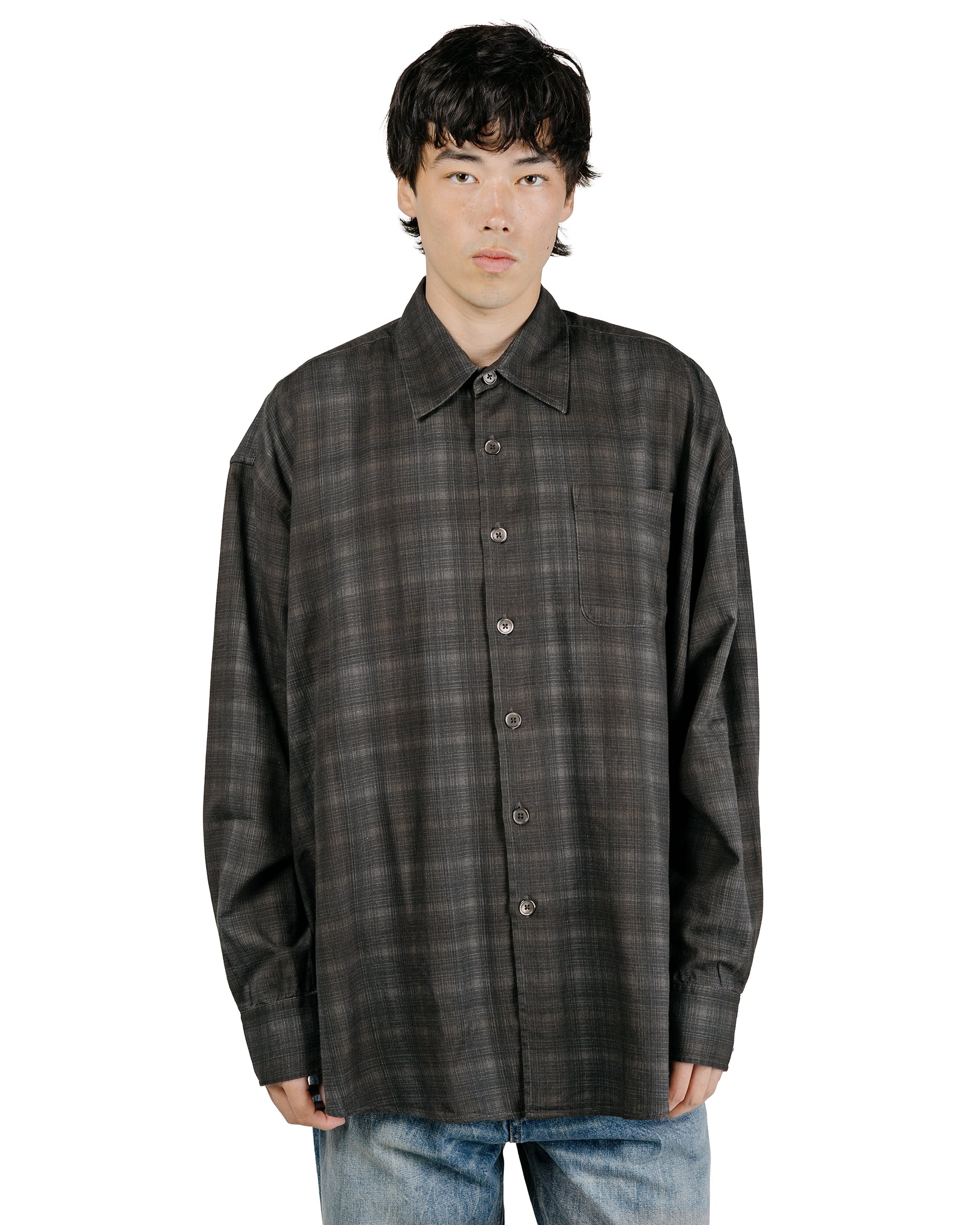 Our Legacy Borrowed Shirt More Check Print