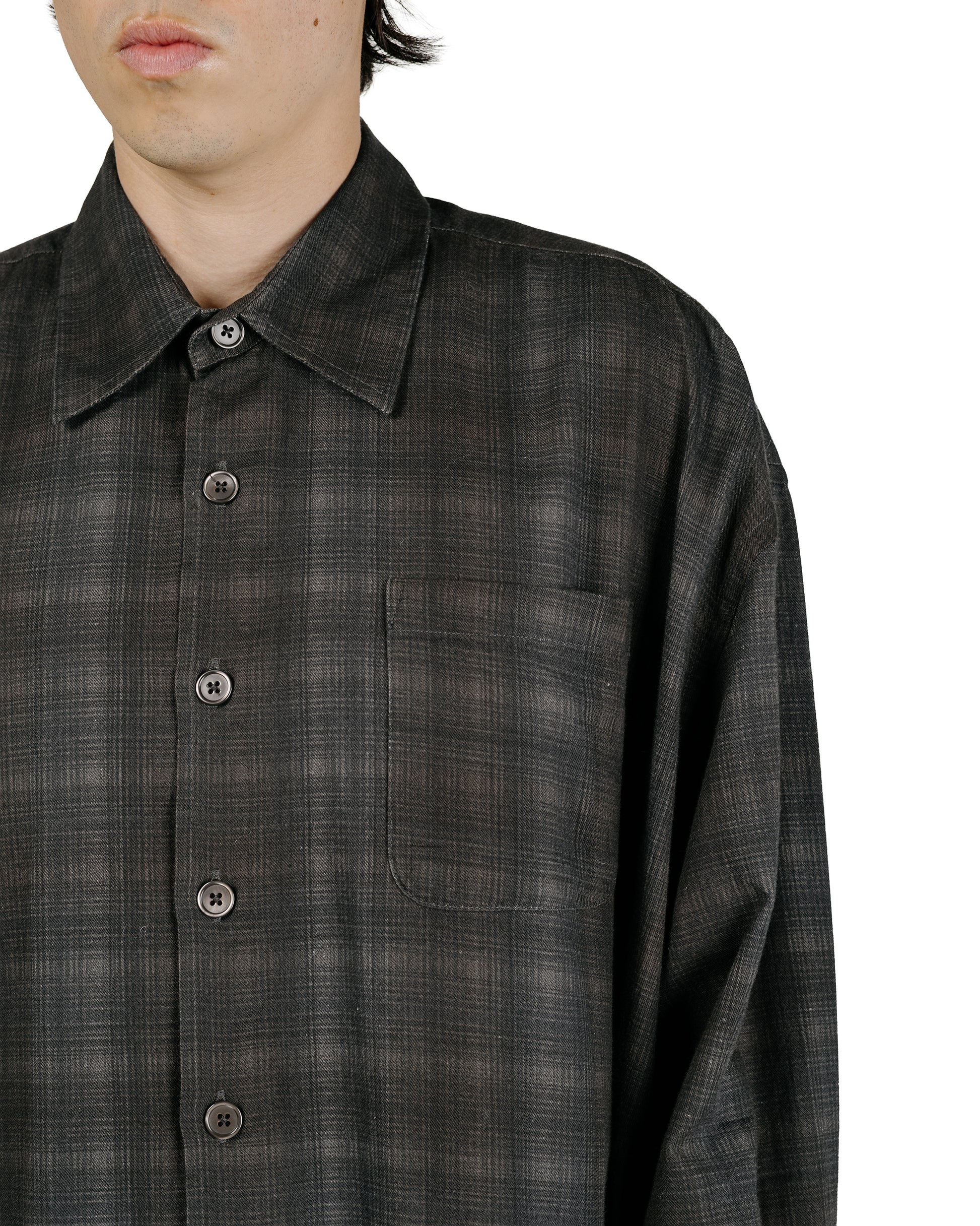 Our Legacy Borrowed Shirt More Check Print