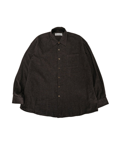 Our Legacy Borrowed Shirt Truffle Check Grid Cloth