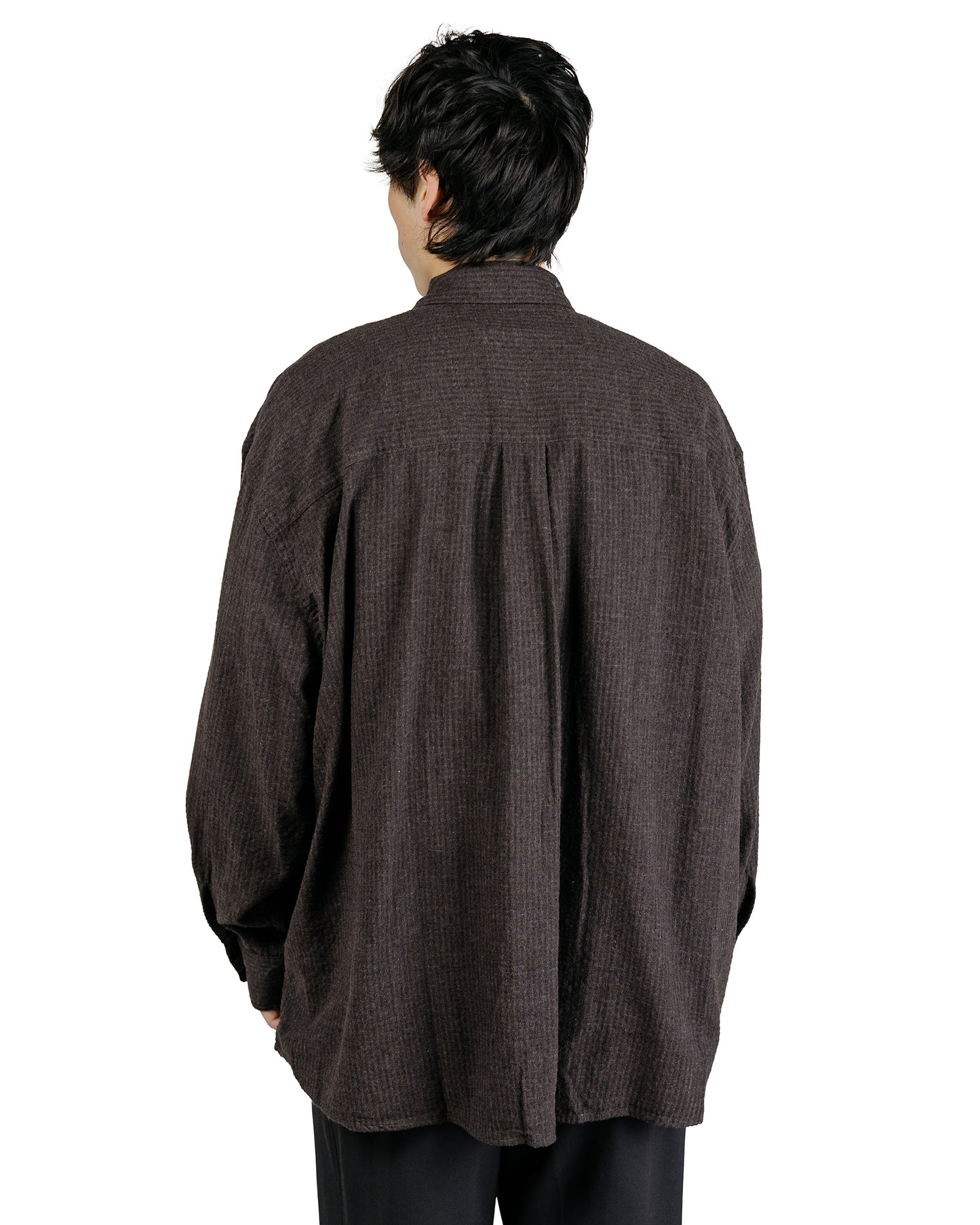 Our Legacy Borrowed Shirt Truffle Check Grid Cloth