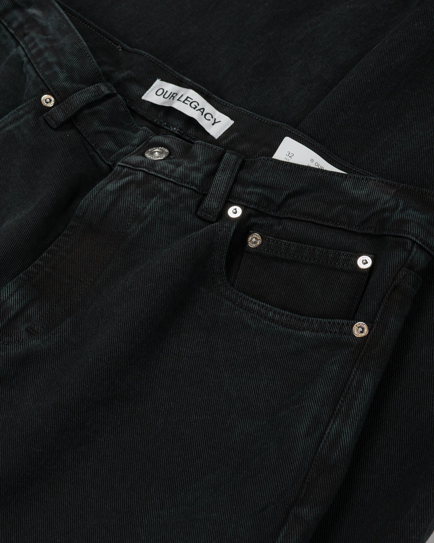 lost & found Our Legacy Our Legacy Carlson Cut Overdyed Highway Black