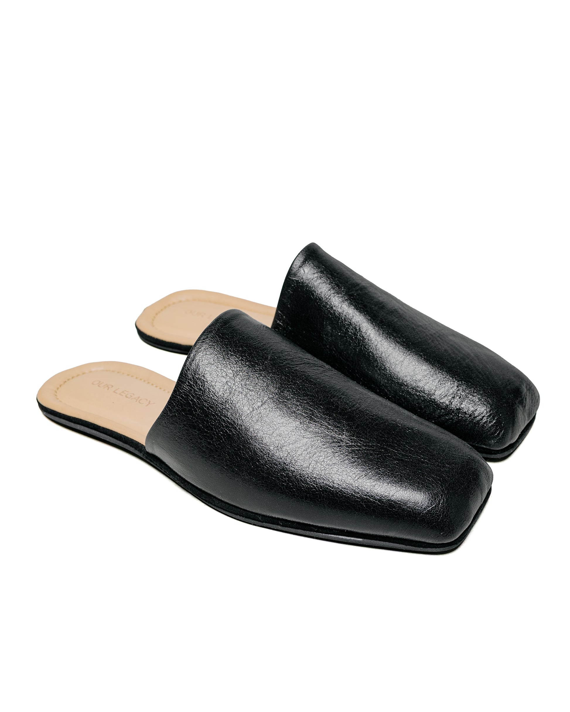 lost & found Our Legacy Our Legacy Cigarr Slipper Sombre Satin Bovine