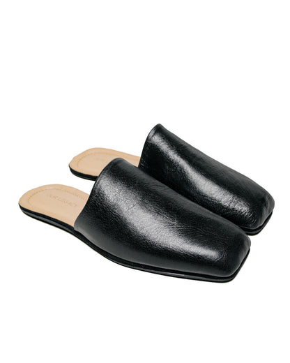 lost & found Our Legacy Our Legacy Cigarr Slipper Sombre Satin Bovine