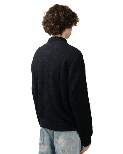 lost & found Our Legacy Our Legacy Evening Polo Black Fuzzy Alpaca
