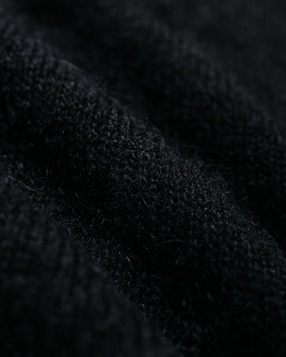 Our Legacy Evening Polo Black Fuzzy Alpaca
