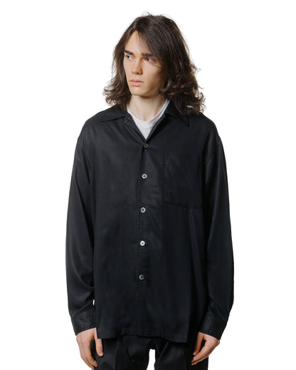 lost & found Our Legacy Our Legacy Every Shirt Draping Black Lyocell