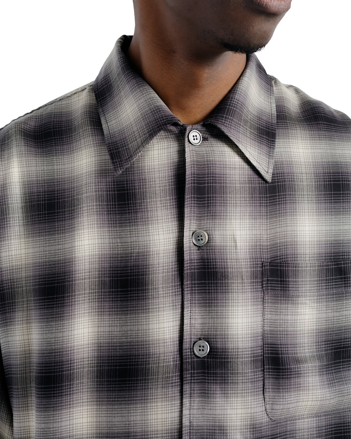 Our Legacy Every Shirt Taos Check Saloon Tencel
