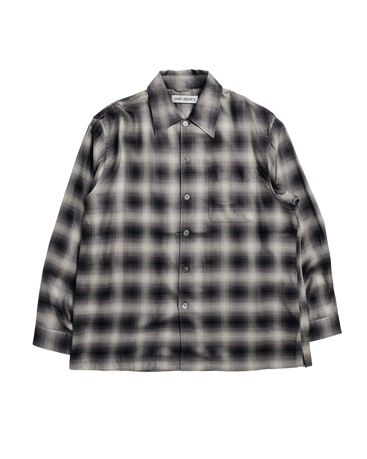 Our Legacy Every Shirt Taos Check Saloon Tencel
