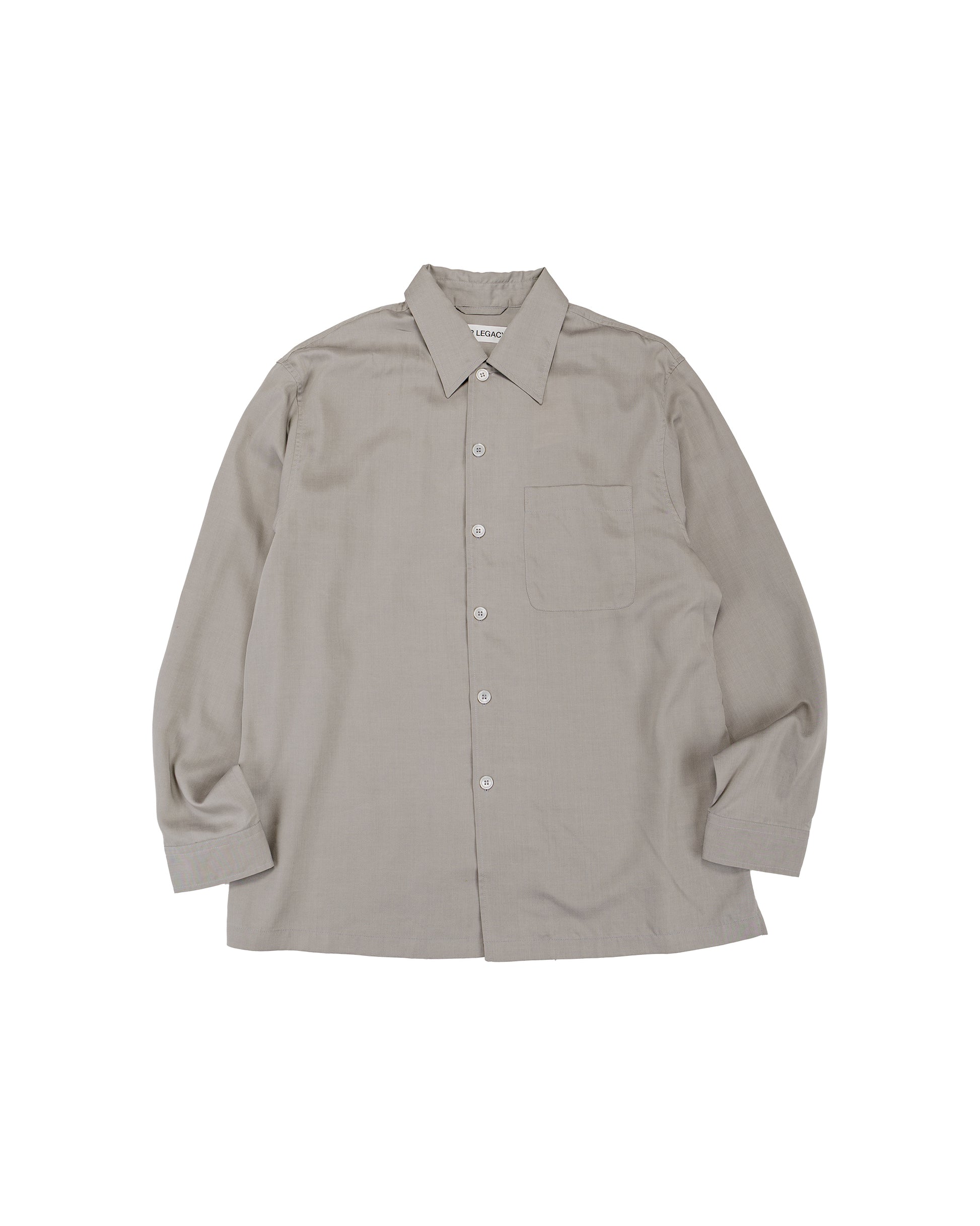 lost & found Our Legacy Our Legacy Every Shirt Willow Grey Softflow Tencel
