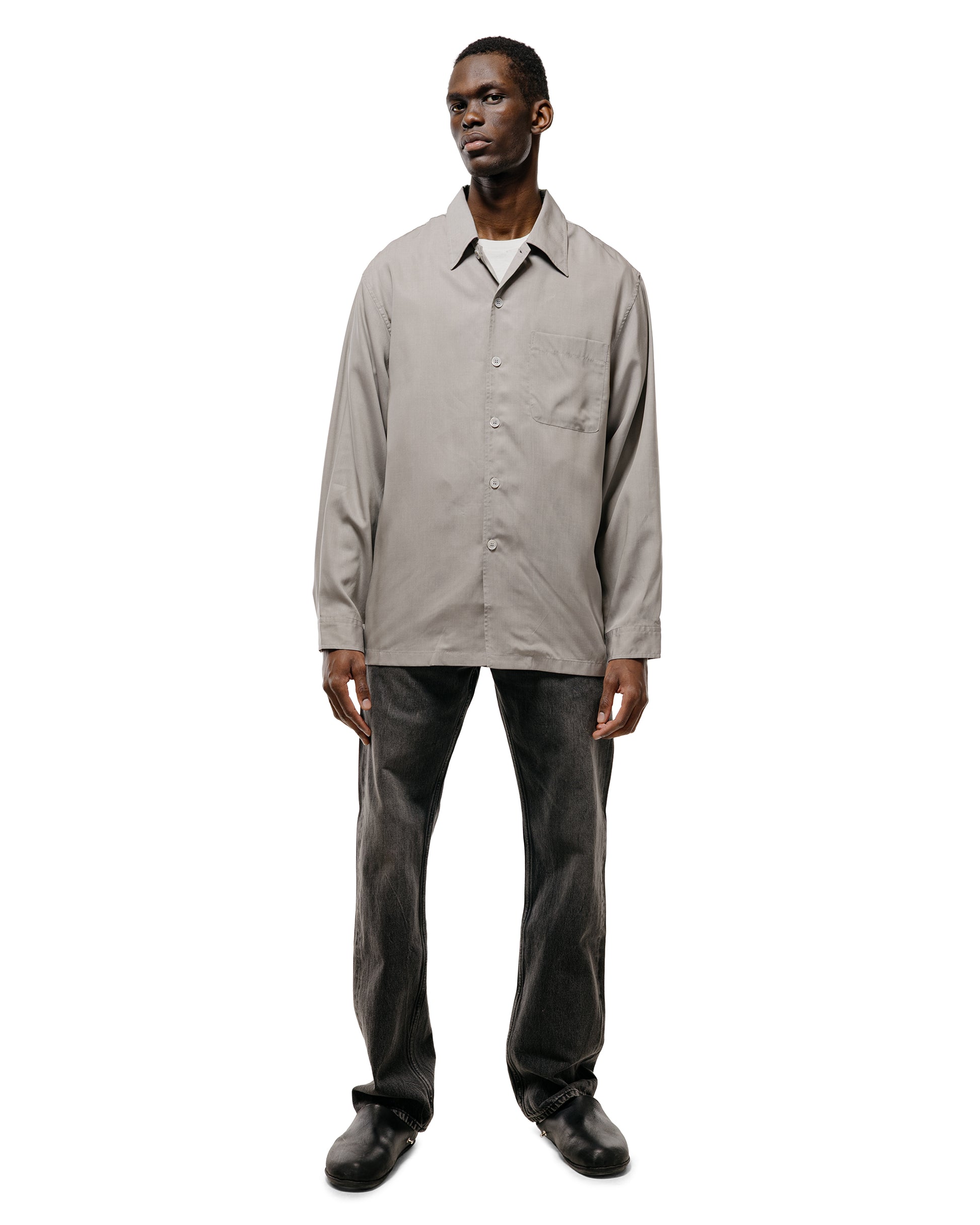 lost & found Our Legacy Our Legacy Every Shirt Willow Grey Softflow Tencel
