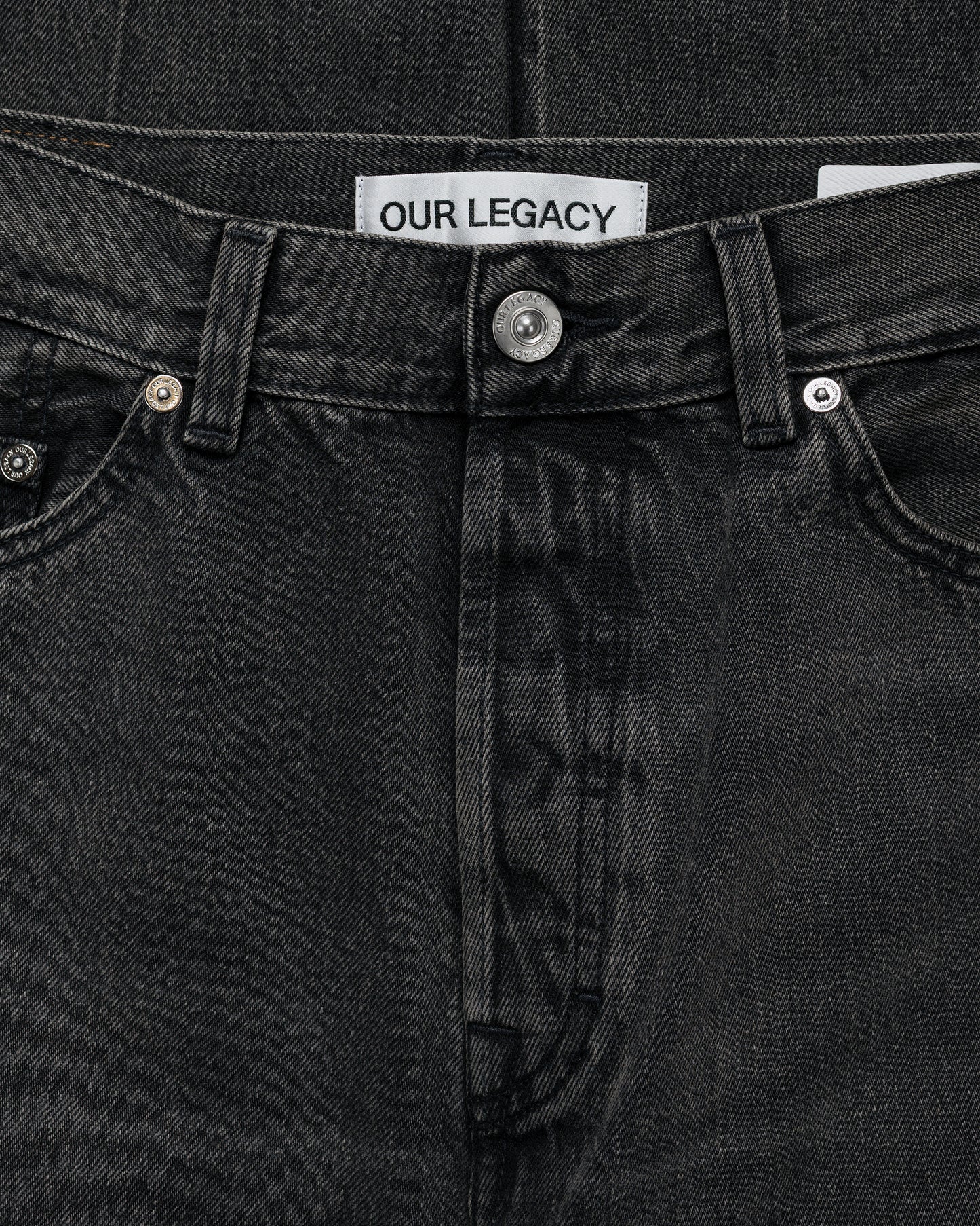 lost & found Our Legacy Our Legacy First Cut Graphite Wave Selvedge