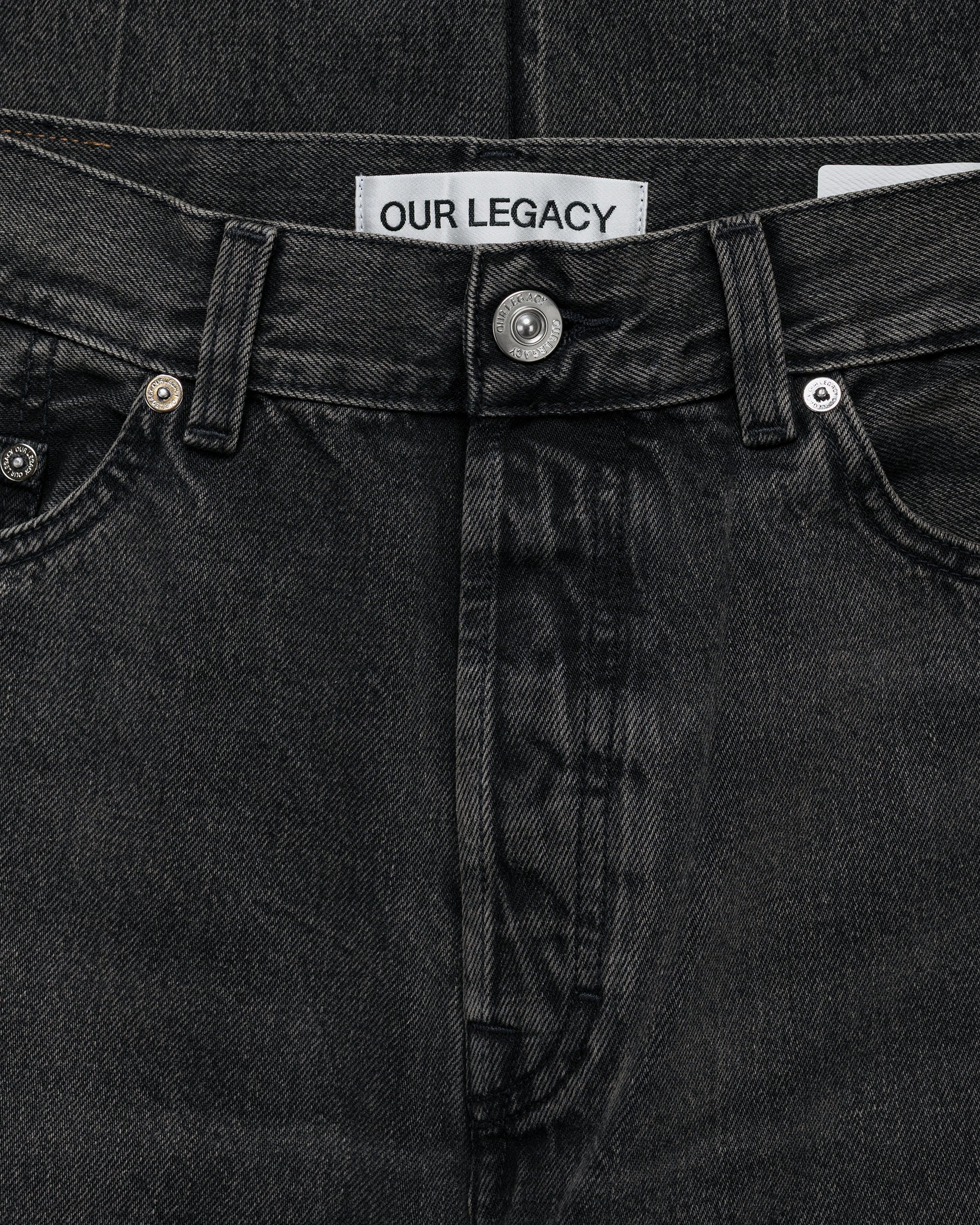 lost & found Our Legacy Our Legacy First Cut Graphite Wave Selvedge