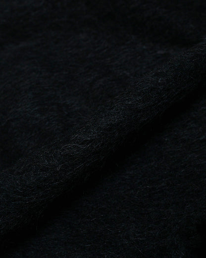 lost & found Our Legacy Our Legacy Full Zip Hood Black Hairy Wool