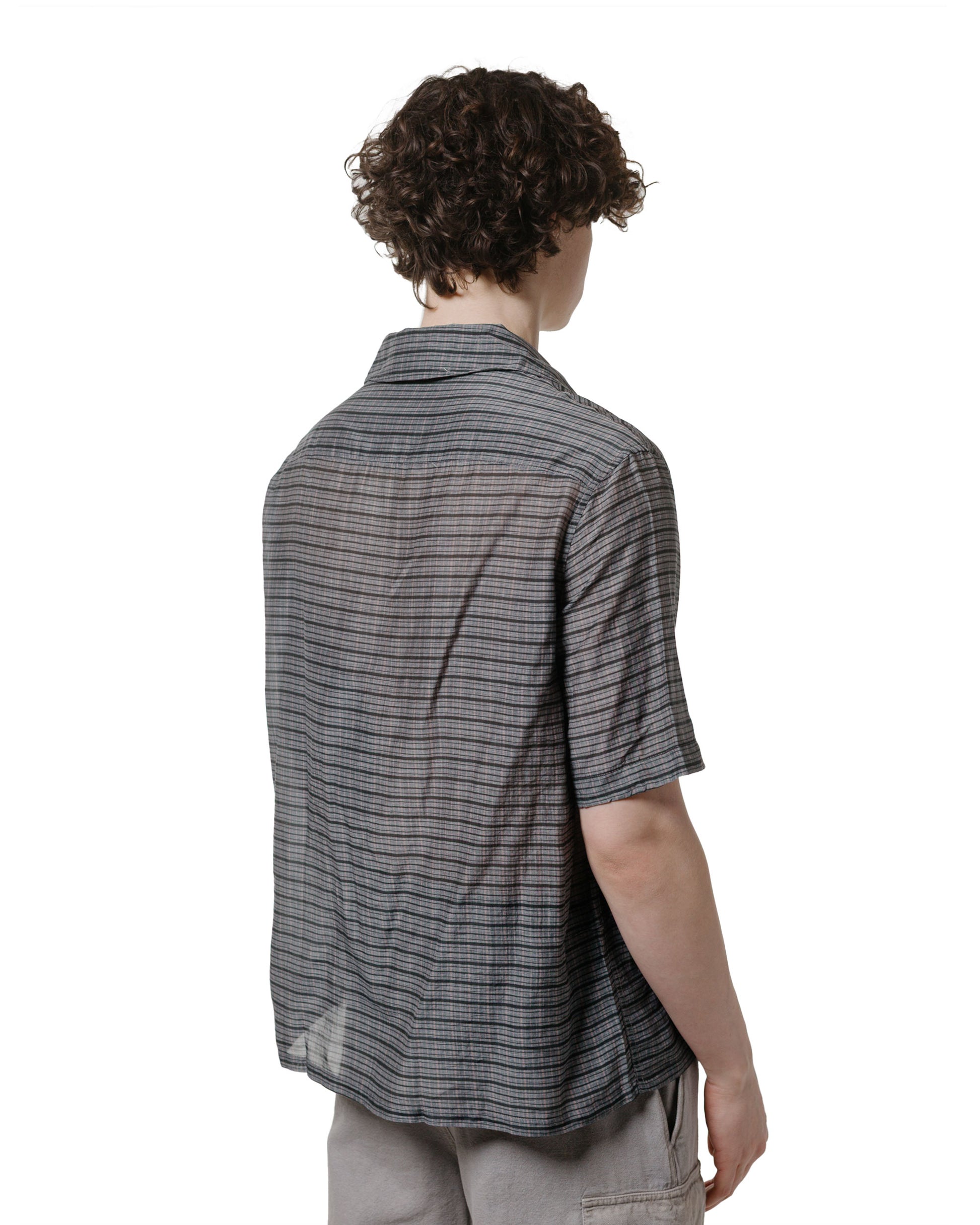 lost & found Our Legacy Our Legacy Heusen Shirt Shortsleeve Picnic Check Cotton Silk