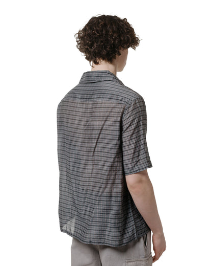 lost & found Our Legacy Our Legacy Heusen Shirt Shortsleeve Picnic Check Cotton Silk