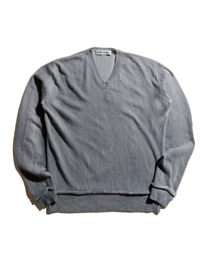 lost & found Our Legacy Our Legacy Parallel V-Neck Grey Spray Dye Cherub Wool