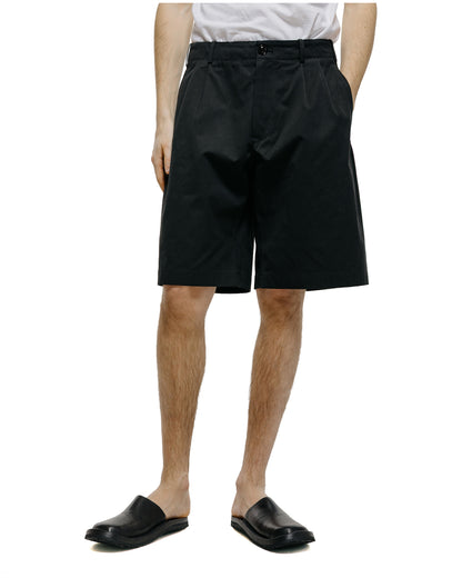 lost & found Our Legacy Our Legacy Ponte Shorts Studio Black Micro Canvas